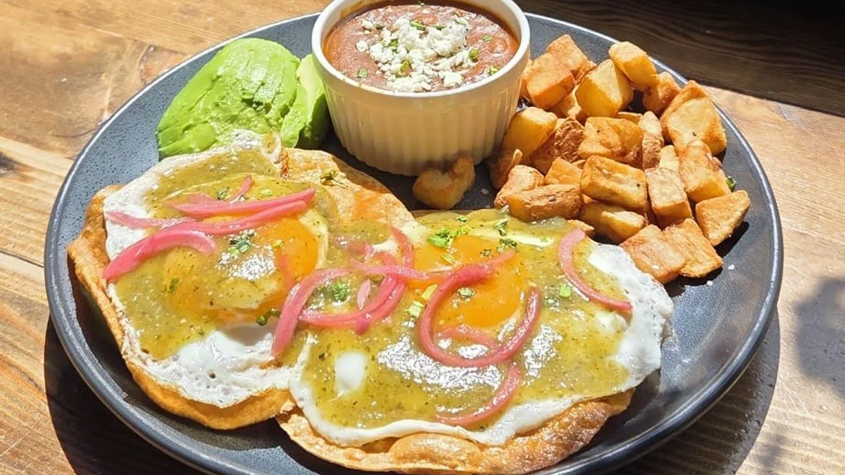 This weekend, inspired by some of our Mexican chefs, we’re bringing a true Mexican breakfast classic to brunch in Squamish with our take on Authentic Huevos Rancheros.

Two sunny-side-up eggs sit on a crispy deep-fried tortilla, layered with refried beans (slow-cooked with bacon fat for incredible flavour), salsa verde, creamy avocado, and feta cheese. Finished with pickled red onions, fresh cilantro, and served with our crispy hash browns.

Bold, fresh, and packed with authentic flavours, this is the perfect brunch if you’re looking to try something a little different this weekend.

Available this weekend only.