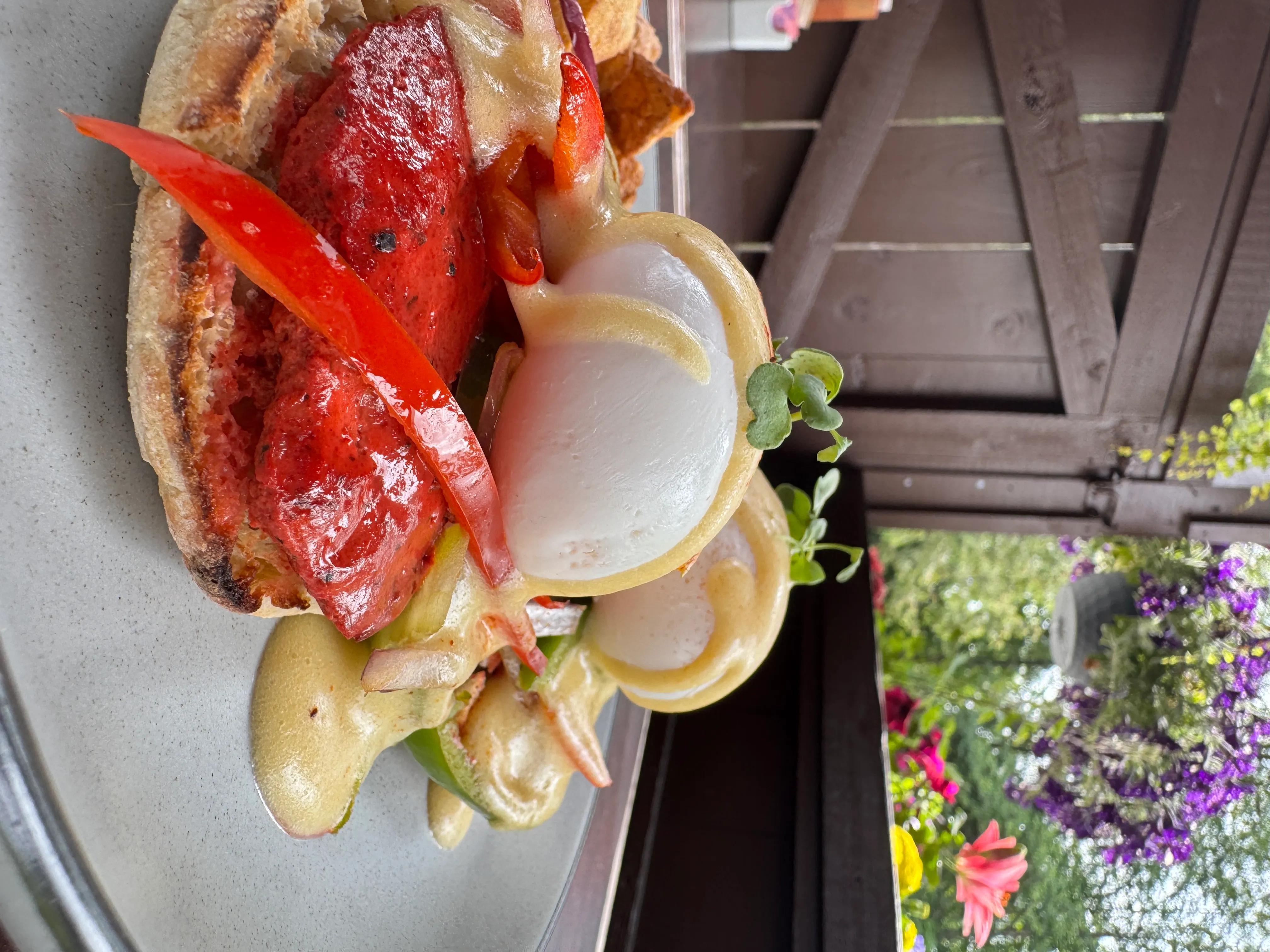 Tandoori Chicken Eggs Benedict