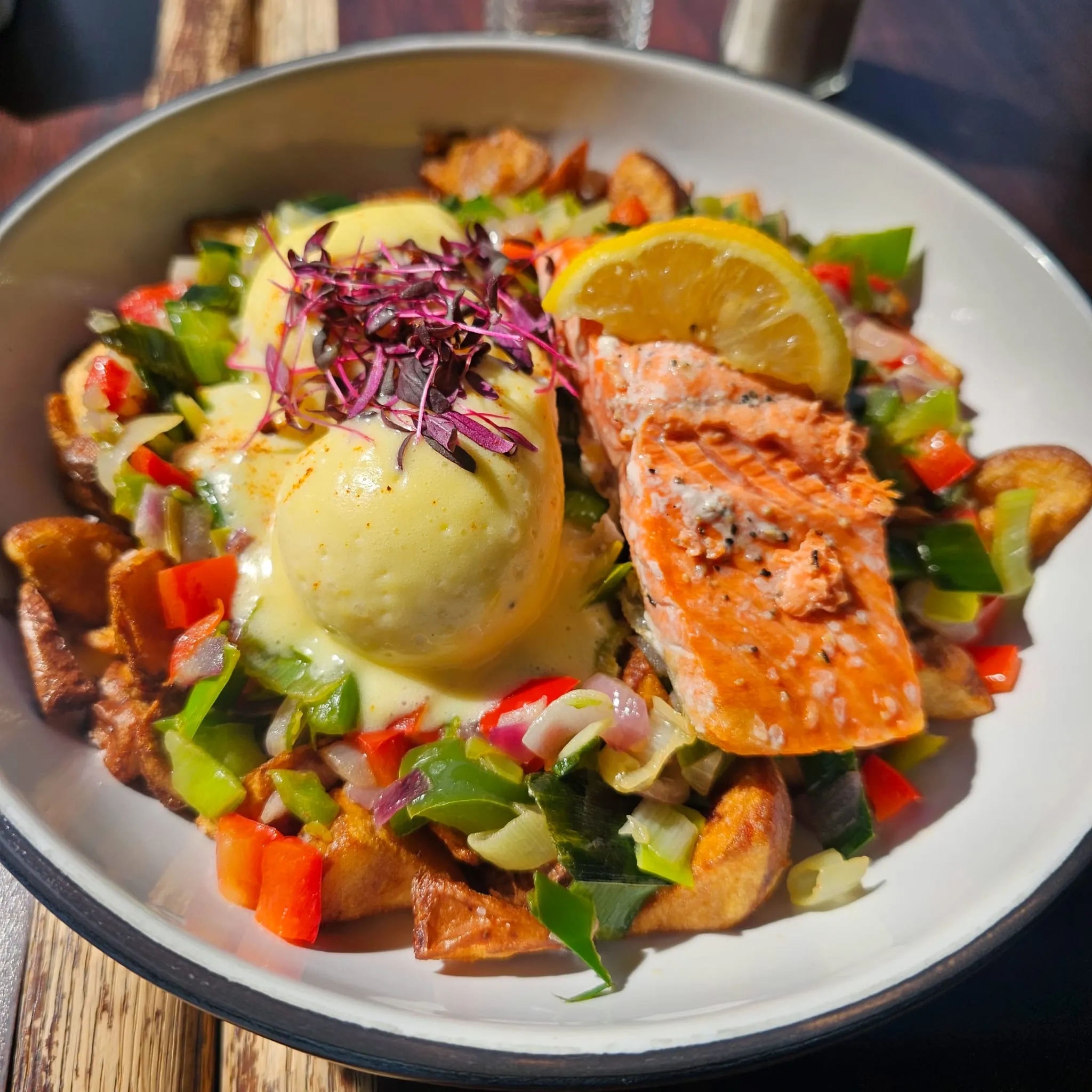 🔥 Weekend Feature: Grilled Salmon Hash 🔥