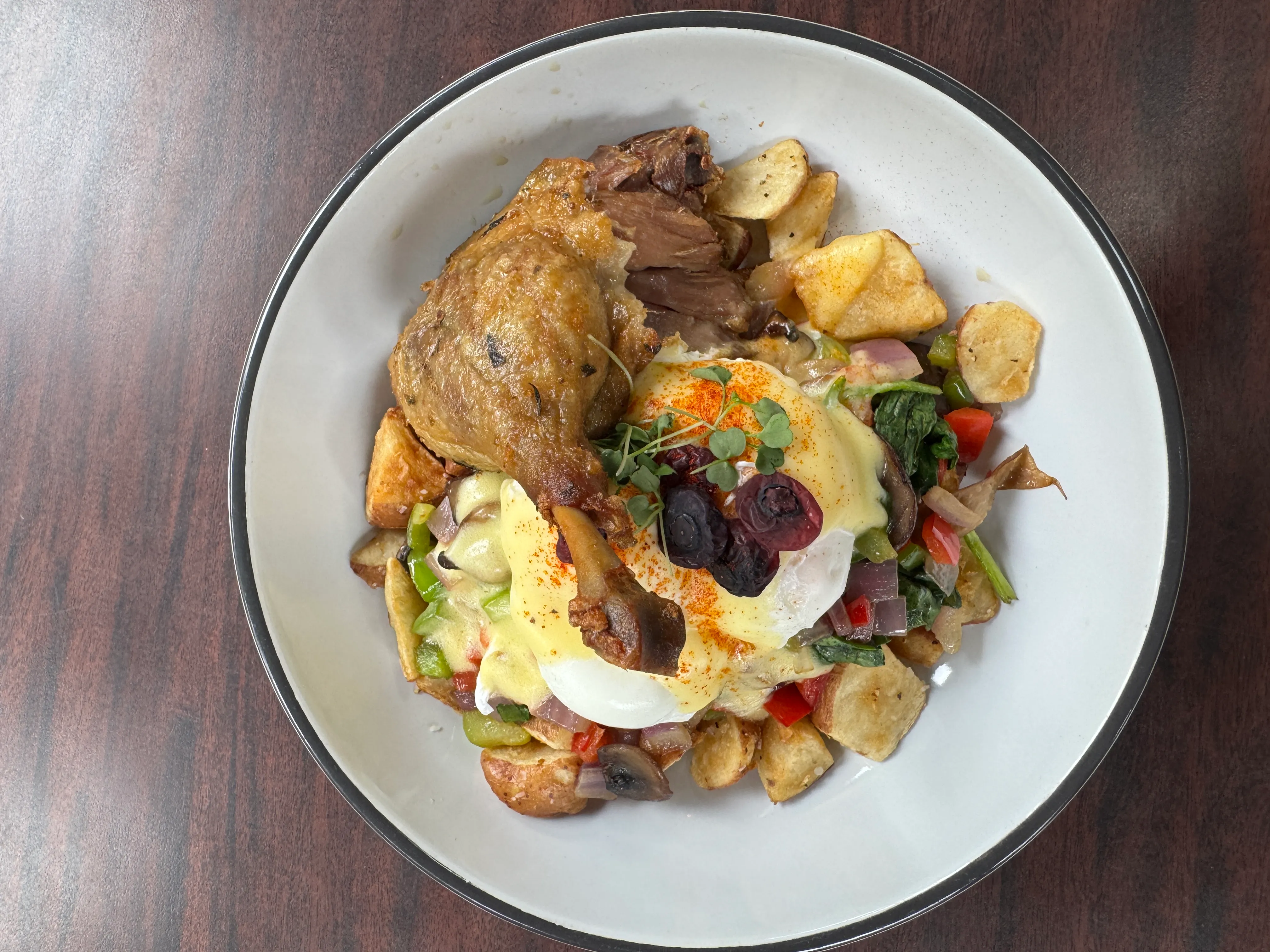 Blueberry Duck Hash