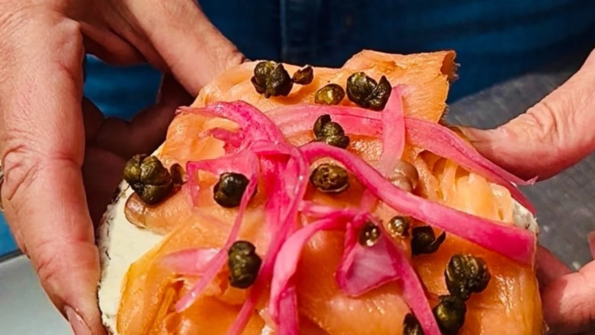 Pacific Salmon Lox Bagel – Weekend Brunch Special