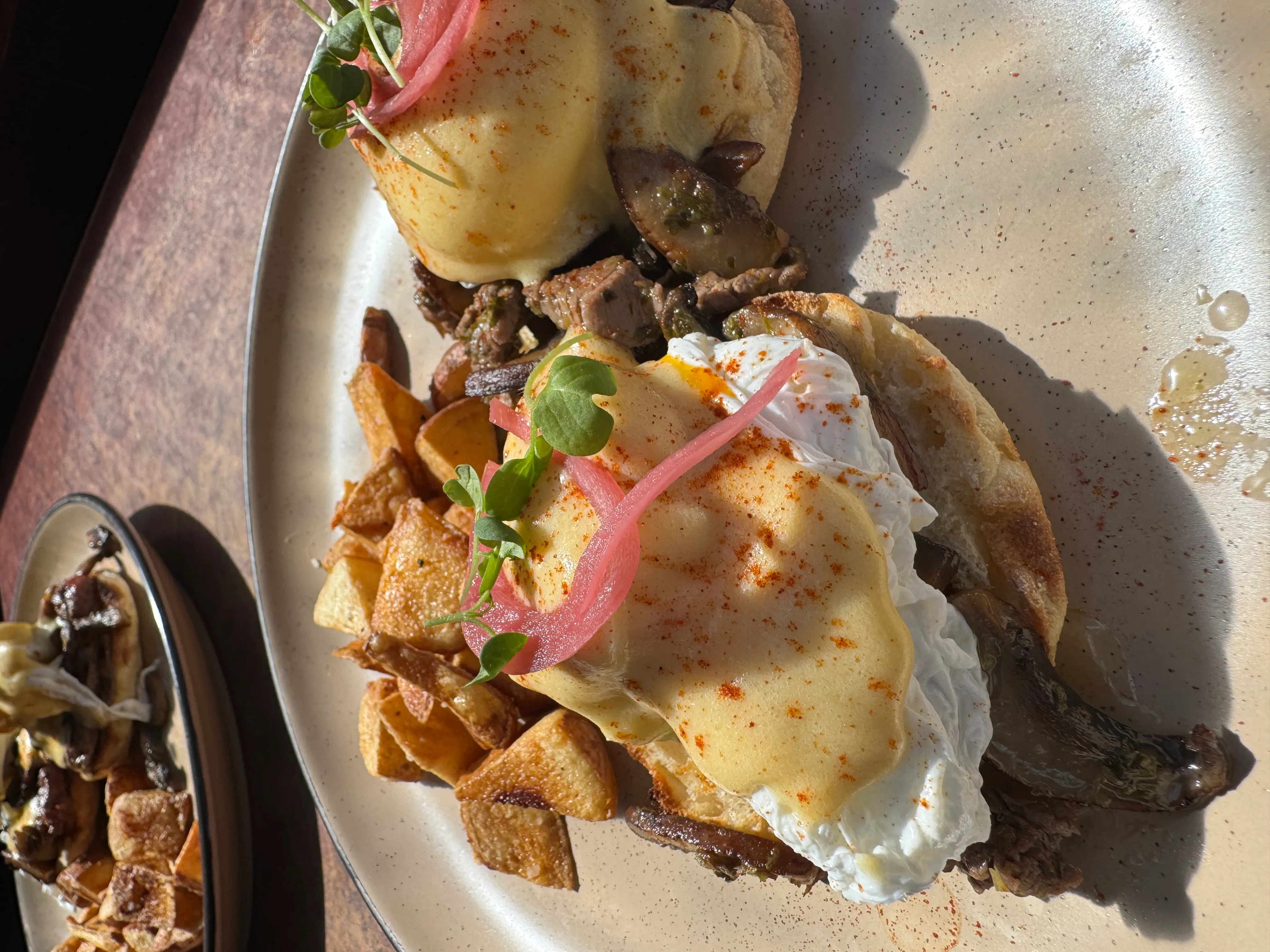 🔥 Weekend Feature: Beef Tenderloin Benny with Chimichurri 🔥